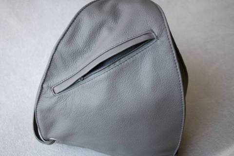 Olbrish b - Lederrucksack - Citybag - Stadtrucksack -Stone - Bild: A2